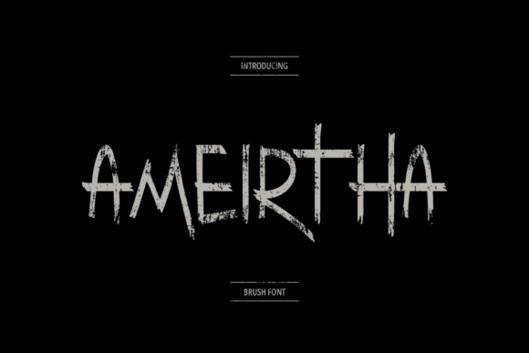 Ameirtha Brush Display Font for Bold Brand Identity