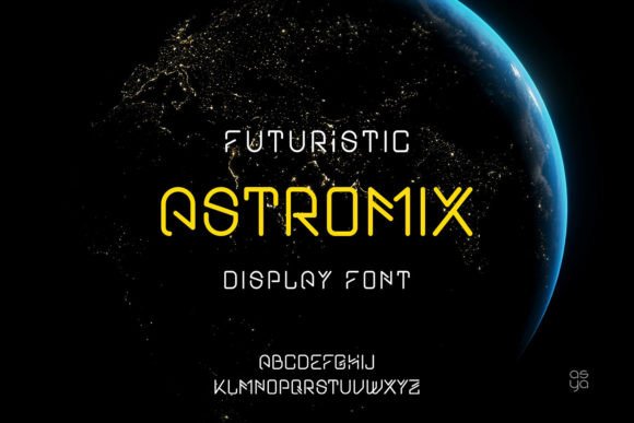 Astromix: The Futuristic Display Font for Modern Editorial Design