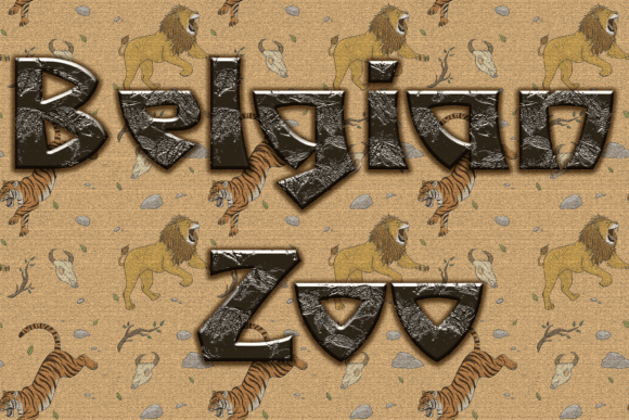 Belgian Zoo Display Font Review for Branding