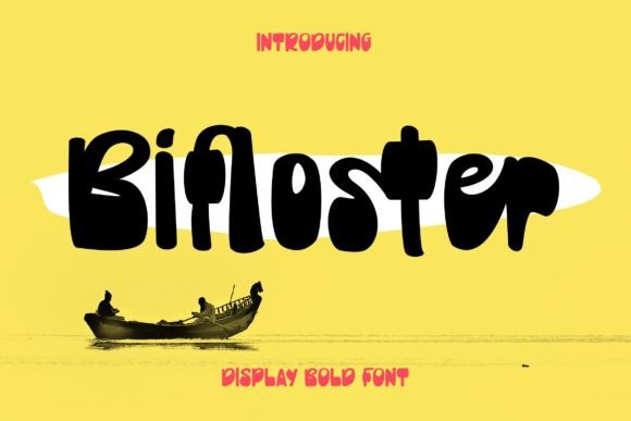 Bifloster: The Bold Retro Display Font for Crafters and Sellers