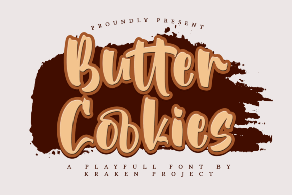 Butter Cookies: A Whimsical Display Font for Digital Branding