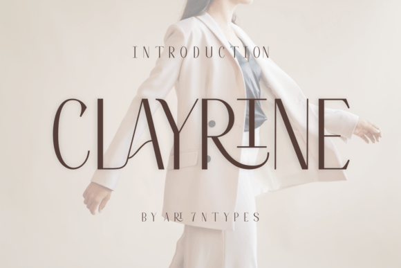 Clayrine Display Font for Modern Brand Visuals