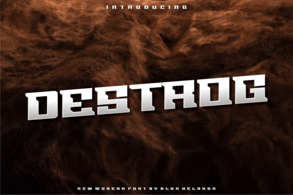 Destrog Display Font Review for Modern Branding