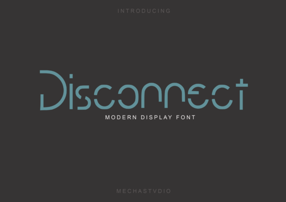 Disconnect Typeface: A Modern Display Font for Standout Campaigns