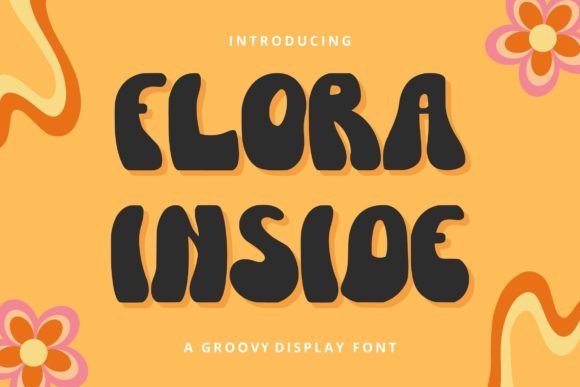 Flora Inside: The Retro Display Font for Scroll-Stopping Brand Visuals