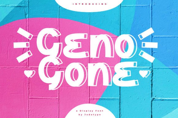 Geno Gone: The Fun Display Font for High-Impact Campaigns