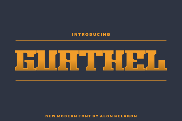 Guathel Display Font Review for Handmade Brands