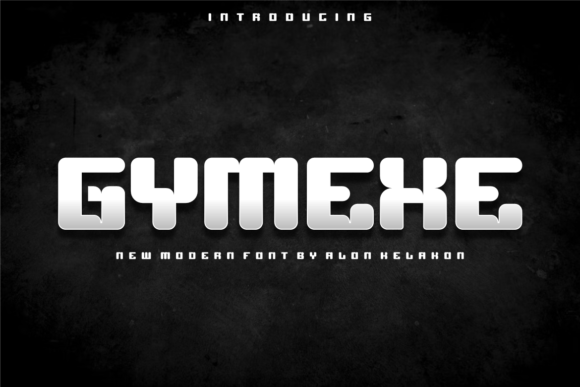 Gymexe: The Modern Display Font for Polished Branding