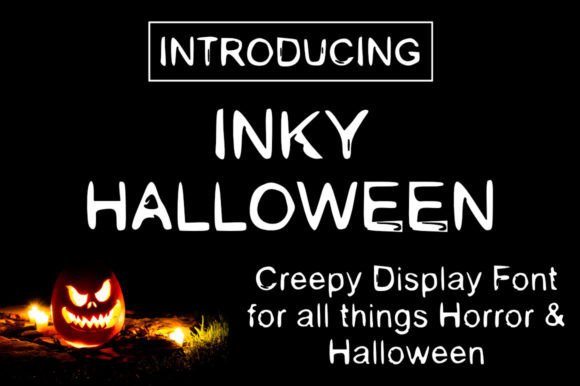 Inky Halloween: The Ultimate Spooky Display Font