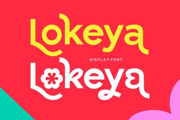 Lokeya: A Natural Display Font for Handmade Branding and Labels