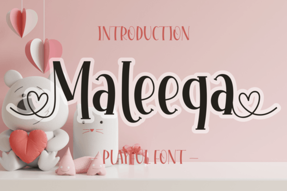 Maleeqa Handwritten Display Font for Editorial Design
