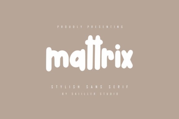 Mattrix: The Bold Display Font for High-Impact Digital Marketing