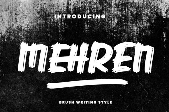 Mehren Brush Display Font Review for Handmade Brands
