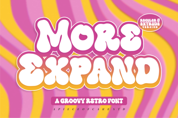 More Expand: The Retro Display Font for Handmade Branding