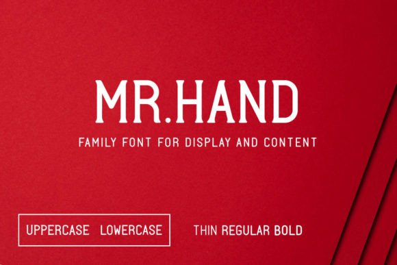 Mr. Hand Typeface Review: A Modern Display Font for Branding