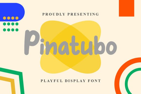 Pinatubo Display Font for Editorial and Crafting Projects