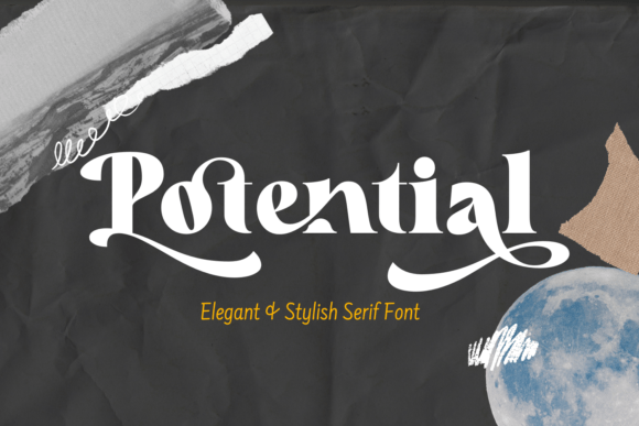 Potential: The Luxury Serif Display Font for High-Impact Branding