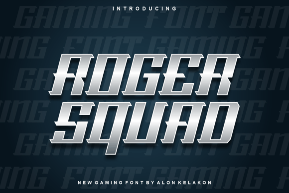 Roger Squad: A Modern Display Font for Polished Brand Identity
