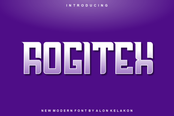 Rogitex Display Font for Modern Web Design