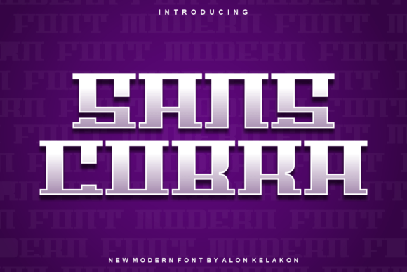Sans Cobra Display Font Review for Modern Crafters