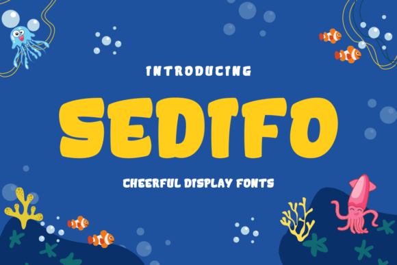 Sedifo Display Font for Handmade Labels and Invitations