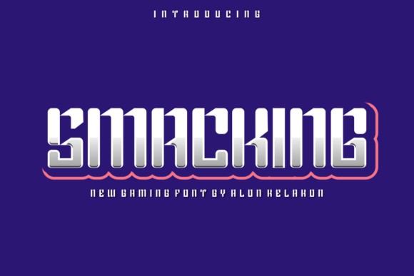 Smacking Display Font for Modern Web Design