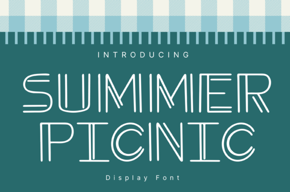Summer Picnic: The Whimsical Display Font for Brand Identity