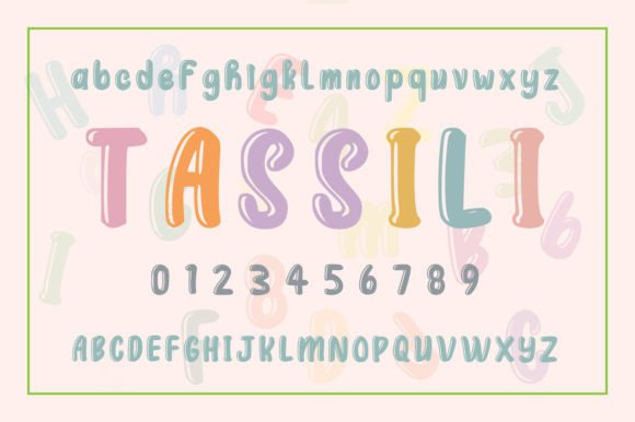 Tassili: The Sweet Handwritten 3D Display Font for Playful Editorial Design