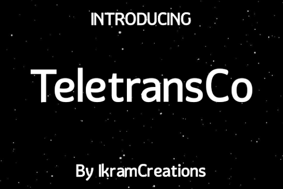 Teletransco: A Modern Display Font for Editorial Design