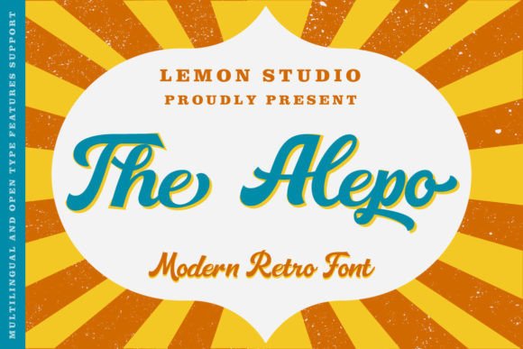 The Alepo: A Retro Display Font for Modern Design