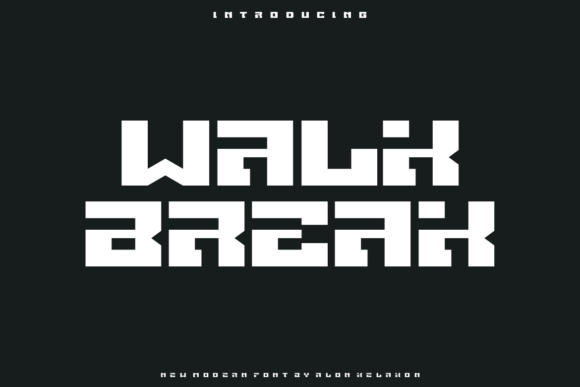 Walk Break Typeface: Elevating Editorial Design with Modern Display Fonts