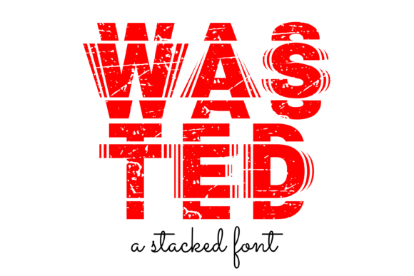 Wasted Typeface Review: A Bold Display Font for Creative Branding